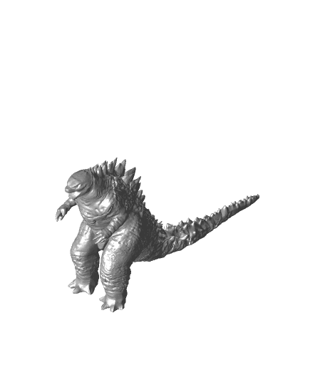 Godzilla by singl80025 full viewable 3d model