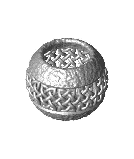 Celtic Knot Bowl by DaveMakesStuff full viewable 3d model