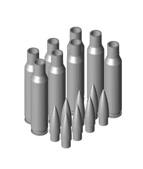 Prop Bullets by mcgeeflamily full viewable 3d model