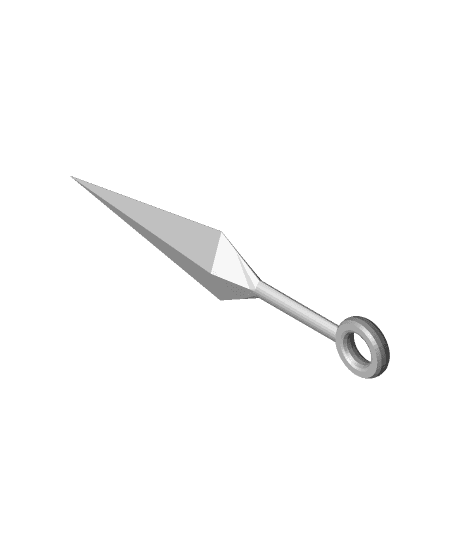 kunai from naruto by Rhys does 3dprinting full viewable 3d model