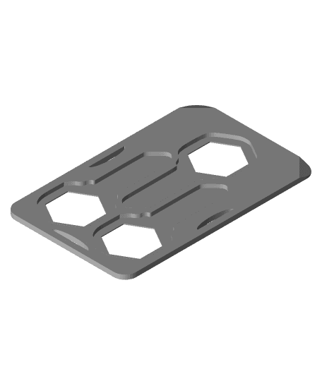 Card key holder for The Ridge wallet 3d model