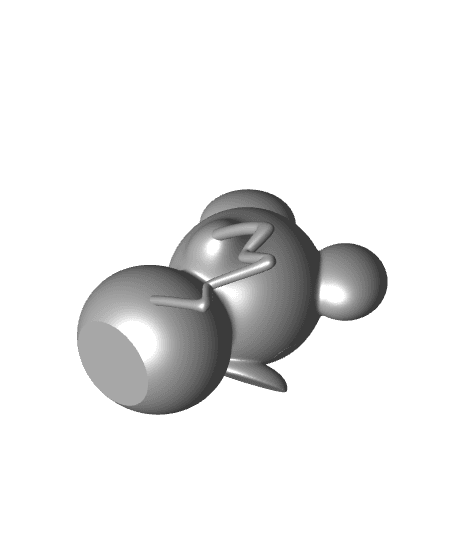 Azurill Pokemon - Multipart 3d model