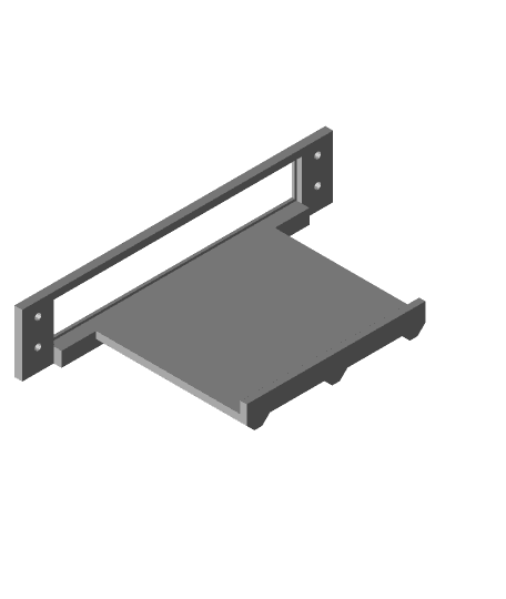 TPLINK or NETGEAR 8 port switch mount 3d model