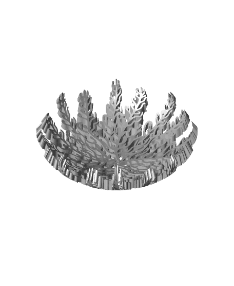Skeleton Feather Bowl 3d model