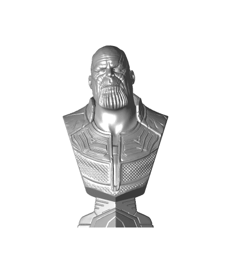 Infinity War Thanos bust (fan art) by Eastman full viewable 3d model
