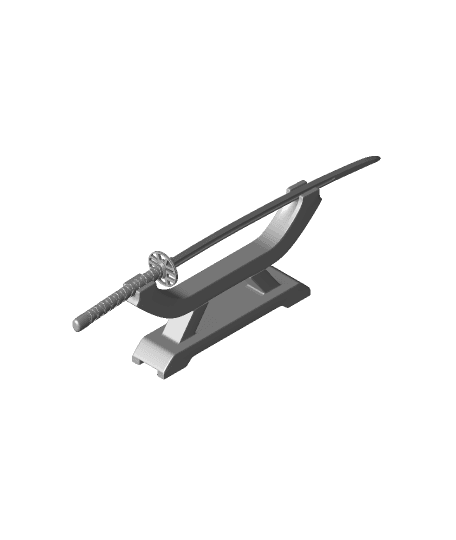 Katana_With_Stand.stl 3d model