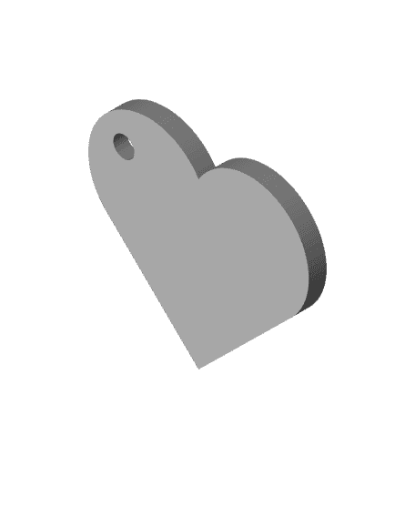 Zodiac Sign Heart Keychains 3d model