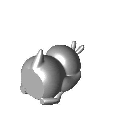Psyduck Pokemon - Multipart 3d model
