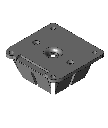 Raspberry Pi HQ Camera Mount for the Articulating Camera Mount by br4in full viewable 3d model