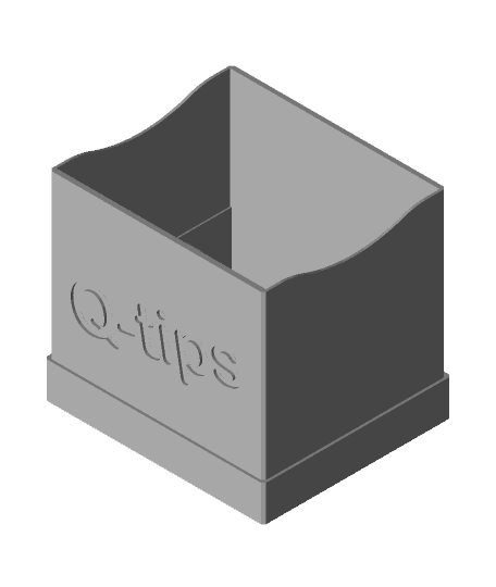 Q-tips Trickbox 3d model