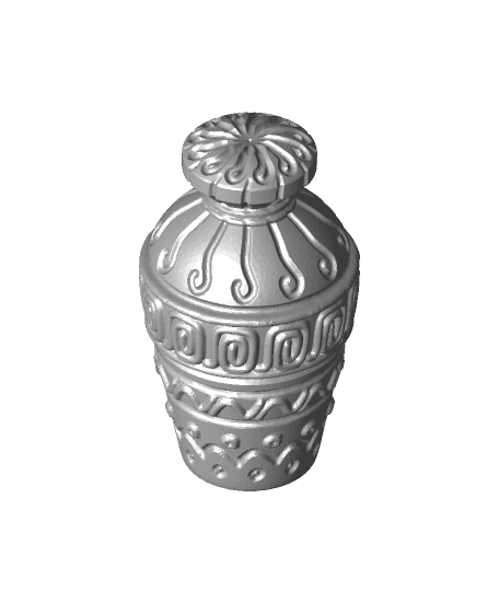 Set of Burial Urns by Gracewindale full viewable 3d model