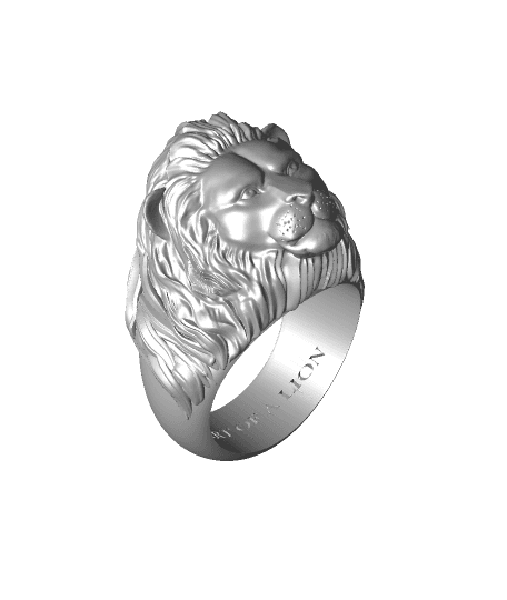 Lion Ring 3d model