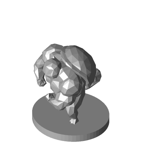 Low Poly Swole Squirtle 3d model