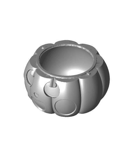 Pika Pumpkin Bowl/Lid (+Bambu 3mf Files) 3d model