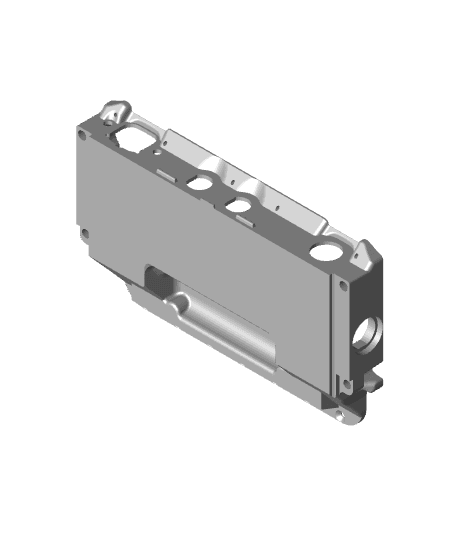 Flowglider 20mm Cable Gland Remix for VESC XR (XLR, 6-pin Molex, Handle, LEDs, Empty Box) 3d model