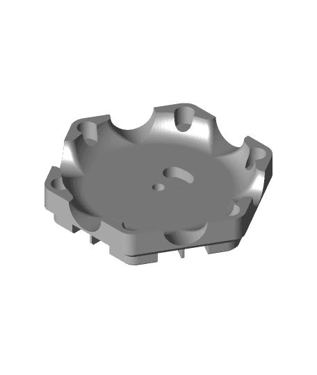 Fixed Hextraction Secret Flipper Tile 3d model