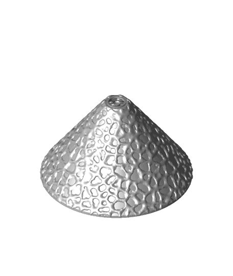 Voronoi Lamp shade Filled hole by EvilGed full viewable 3d model