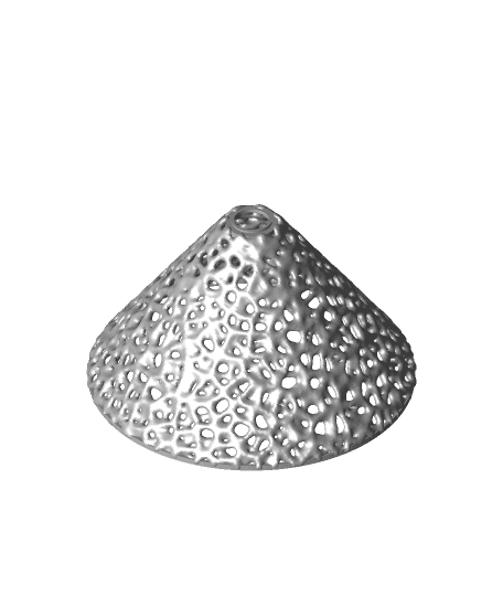 Voronoi Lamp Shade open 3d model