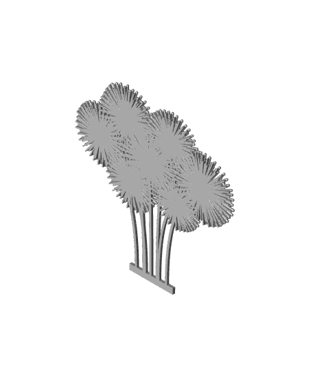 Fireworks Table Decorations - Small 3d model