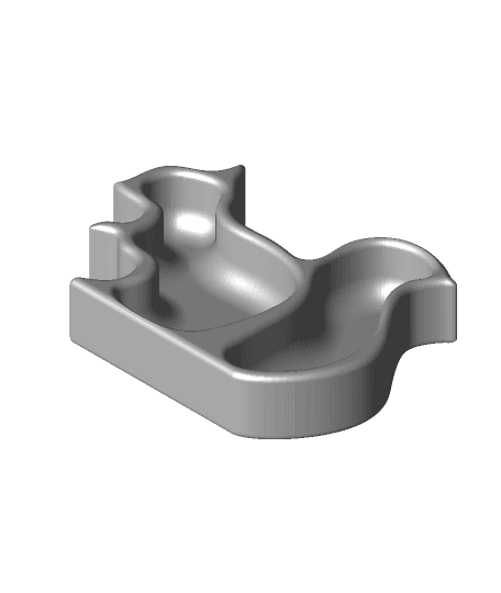 Squirrel - plate for nuts 3d model