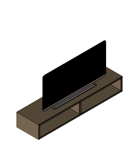 Flatscreen Television 3d model