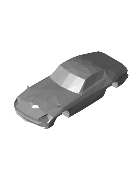 Low Poly Datsun 240Z - Remastered 3d model