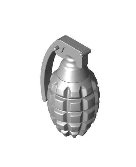 Realistic Hand Grenade Stash Container by thelightspd full viewable 3d model
