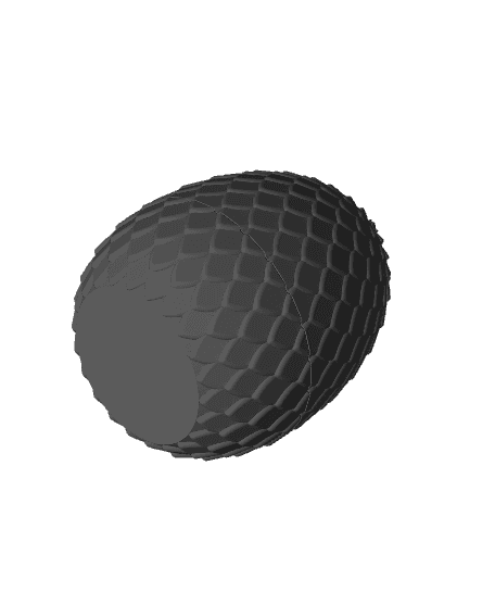 New and Improved Threaded Dragon Egg 3d model