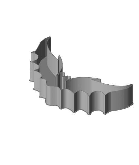 Bat 0043, nestable box (v2) by PPAC full viewable 3d model