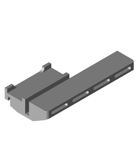 nintendo-switch-4-slot-cart-holder-rounded-corners 3d model