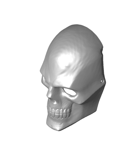 Black Mask Front Plate by thecreatorx3d full viewable 3d model