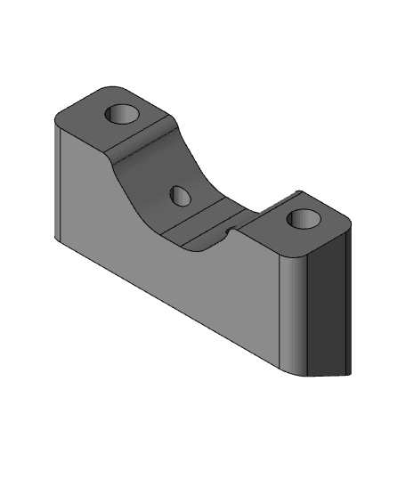 RUDE Braces for Modified Chassis for 250mm Bed 3d model