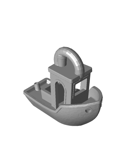 benchy but a keychain.stl 3d model