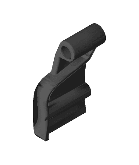 Grip wing for 1-Gang 18 cu. in. Round Old Work Electrical Box 3d model