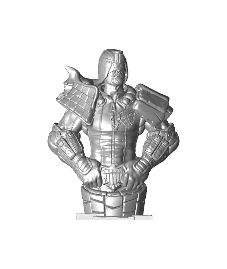 Judge Dredd (fan art) by Eastman full viewable 3d model
