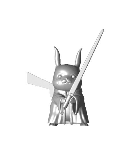 Pikachu Warrior 3d model