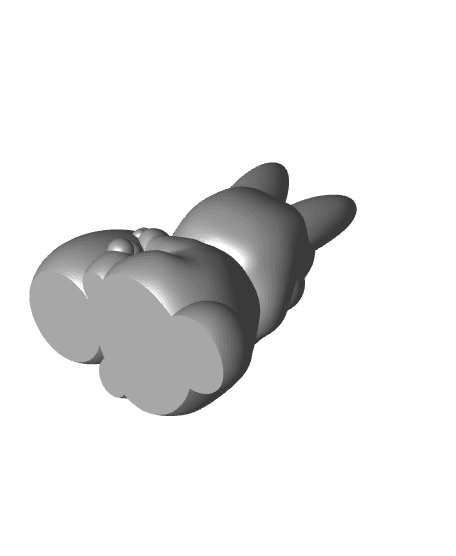 Bunny with Egg 3d model