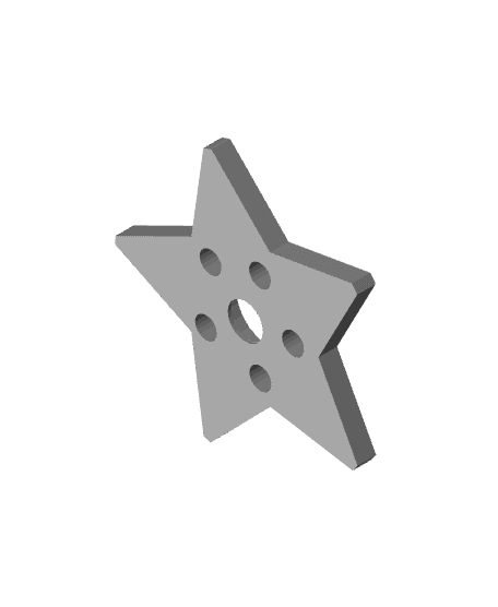 FHW Smelly Star Fidget Spinner 3d model