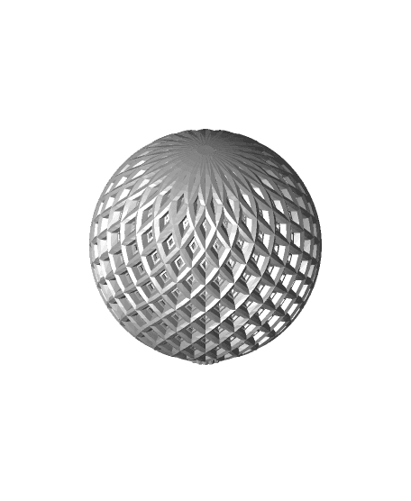 Christmas Ball - Super Fine Lattice 3d model