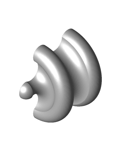 Sphericon: 6-Sided with Groove 3d model