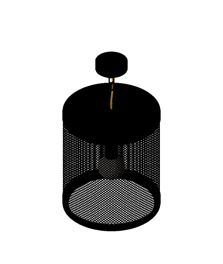 Grid lamp, SKU.5279 by Pikartlights 3d model