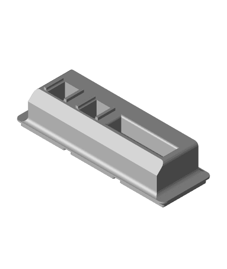 Gridfinity 2 Place Nozzle 1 Extruder holder Bambulab.stl 3d model