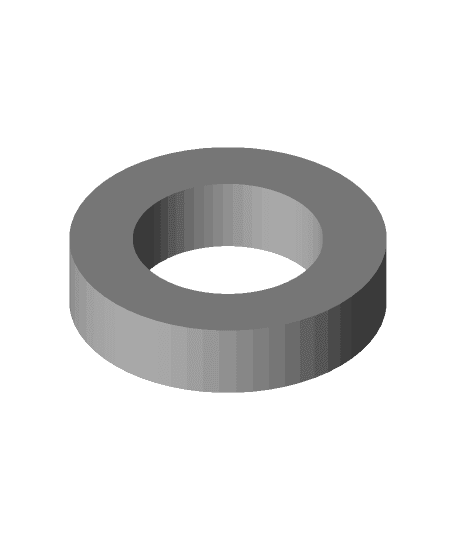 3 x 5 x 1.2mm Washer by peaberry full viewable 3d model