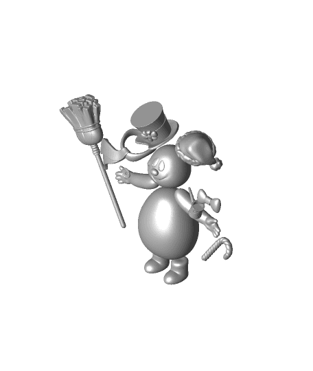 Hairify Remix of Frosty The Snowman 3d model