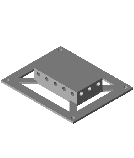 Modular case: 2.5 inch drive mount (Part #12) by carolanderson0702 full viewable 3d model