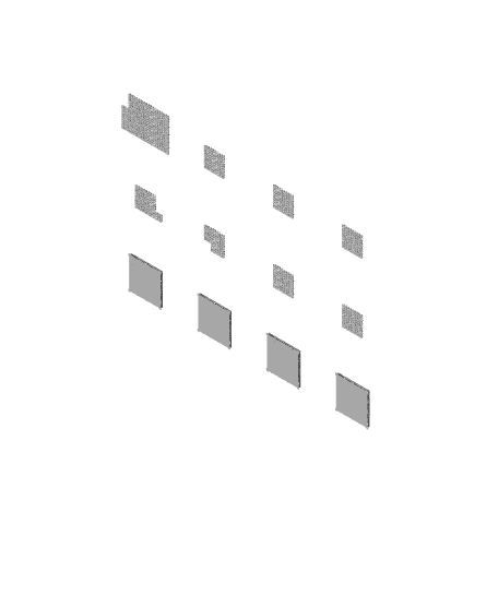 Makerdeck Pixel Puzzle 3d model
