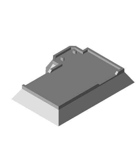 Prusa MK3 Silver Power Supply Base by 3D Sourcerer 3d model