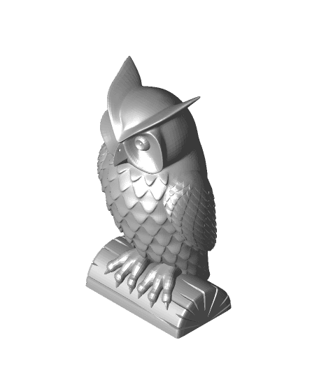 the owl 3d model