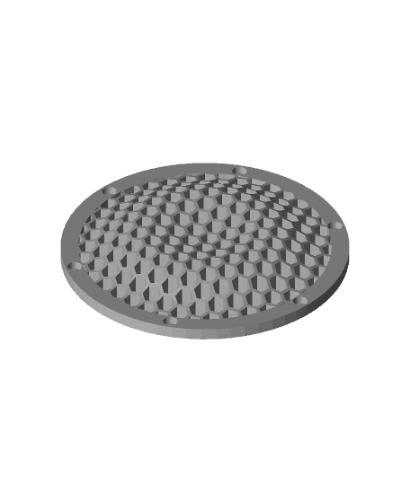 #3DPNSpeakerCover Honeycomb 3 3d model