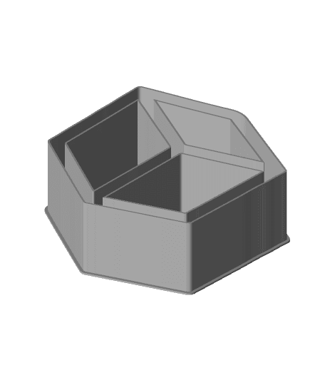 Cube Edges, nestable box (v1) by PPAC full viewable 3d model
